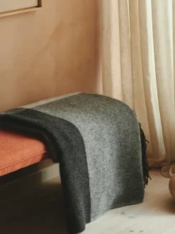 Silkeborg Uldspinderi Puder Og Plaider<Drejø Plaid, sea fra