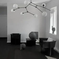 101 Copenhagen Lysekroner|Spots<Drop Bulp Chandelier, grey fra