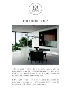 101 Copenhagen Lysekroner|Spots<Drop Bulp Chandelier, grey fra