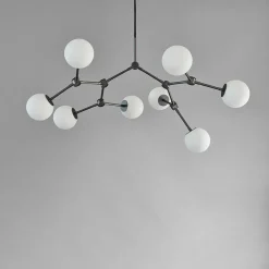 101 Copenhagen Spots|Lysekroner<Drop Bulp Chandelier, mini grey fra