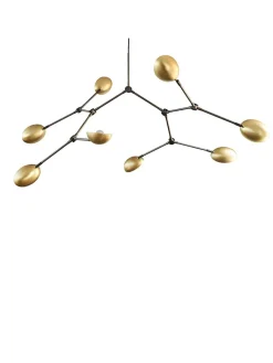 101 Copenhagen Lysekroner|Spots<Drop Chandelier, brass fra
