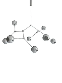 101 Copenhagen Lysekroner|Spots<Drop Chandelier Globe, Chrome fra