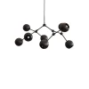 101 Copenhagen Lysekroner|Spots<Drop Chandelier Globe, Mini, Burned Black fra