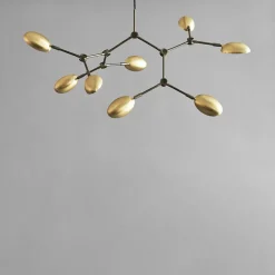 101 Copenhagen Lysekroner|Spots<Drop Chandelier, mini brass fra