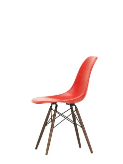 Vitra Spisebordsstole<Eames Fiberglass Chair DSW, mørkbejdset ahorn fra