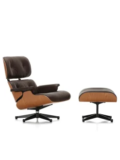 Vitra Fodskamler|Lænestole<Eames Lounge Chair inkl. Fodskammel fra