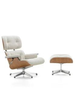 Vitra Fodskamler|Lænestole<Eames Lounge Chair inkl. Fodskammel, valnød/Nubia fra