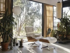 Vitra Fodskamler|Lænestole<Eames Lounge Chair inkl. Fodskammel, valnød/Nubia fra