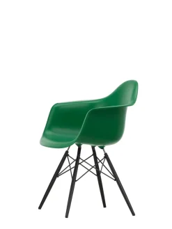 Vitra Spisebordsstole<Eames Plastic Armchair DAW, sortlakeret ahorntræ fra