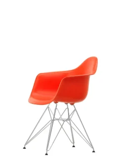 Vitra Spisebordsstole<Eames Plastic Armchair DAR, forkromet fra
