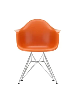 Vitra Spisebordsstole<Eames Plastic Armchair DAR, forkromet fra