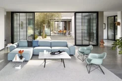 Vitra Lænestole<Eames Plastic Armchair LAR, sortlakeret fra