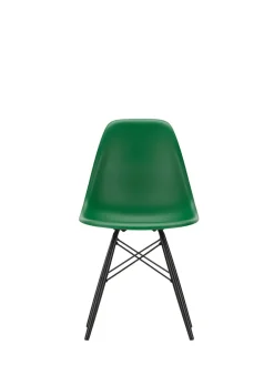 Vitra Spisebordsstole<Eames Plastic Side Chair DSW, sortlakeret ahorntræ fra