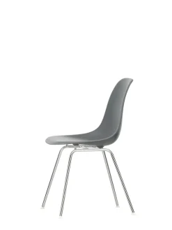 Vitra Spisebordsstole<Eames Plastic Side Chair DSX, forkromet fra