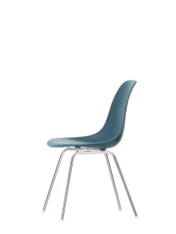Vitra Spisebordsstole<Eames Plastic Side Chair DSX, forkromet fra