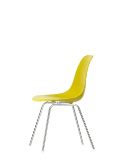 Vitra Spisebordsstole<Eames Plastic Side Chair DSX, forkromet fra