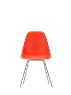 Vitra Spisebordsstole<Eames Plastic Side Chair DSX, forkromet fra