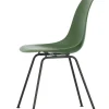Vitra Spisebordsstole<Eames Plastic Side Chair DSX, sort pulverlakeret fra