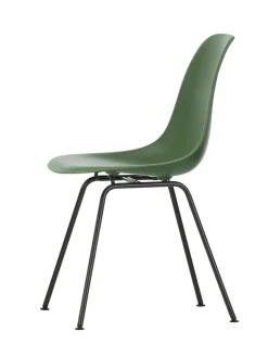 Vitra Spisebordsstole<Eames Plastic Side Chair DSX, sort pulverlakeret fra