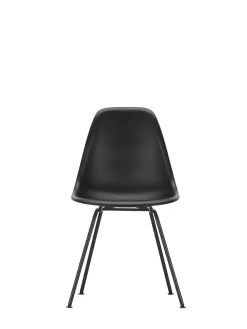 Vitra Spisebordsstole<Eames Plastic Side Chair DSX, sort pulverlakeret fra