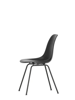 Vitra Spisebordsstole<Eames Plastic Side Chair DSX, sort pulverlakeret fra