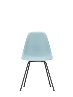 Vitra Spisebordsstole<Eames Plastic Side Chair DSX, sort pulverlakeret fra