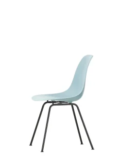 Vitra Spisebordsstole<Eames Plastic Side Chair DSX, sort pulverlakeret fra
