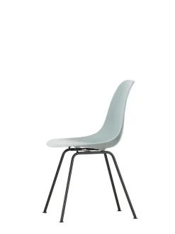 Vitra Spisebordsstole<Eames Plastic Side Chair DSX, sort pulverlakeret fra