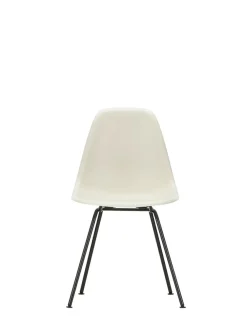 Vitra Spisebordsstole<Eames Plastic Side Chair DSX, sort pulverlakeret fra