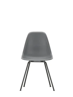 Vitra Spisebordsstole<Eames Plastic Side Chair DSX, sort pulverlakeret fra