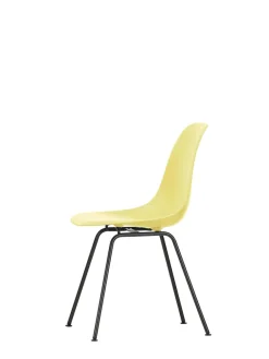 Vitra Spisebordsstole<Eames Plastic Side Chair DSX, sort pulverlakeret fra