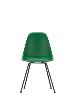 Vitra Spisebordsstole<Eames Plastic Side Chair DSX, sort pulverlakeret fra