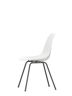 Vitra Spisebordsstole<Eames Plastic Side Chair DSX, sort pulverlakeret fra