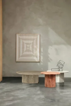 GUBI Sofaborde<Epic Coffee Table Ø60 cm, travertine fra
