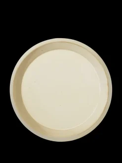 Ferm Living Service<Erena Dinner Plate Ø29 Cream, middagstallerken fra