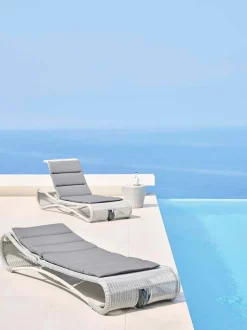 Cane-line Solvogne/Liggestole<Escape Solvogn, hvid fra