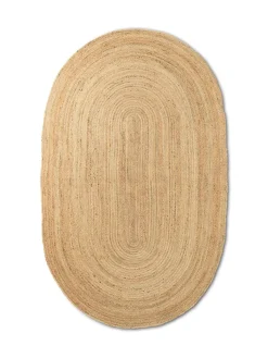Ferm Living Gulvtæpper<Eternal Oval Jute Rug - Natural fra