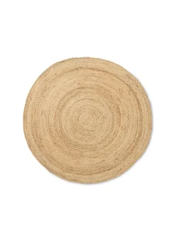Ferm Living Gulvtæpper<Eternal Round Jute Rug - Natural fra