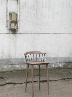 Stellar Works Barstole<Exchange Bar Stool SH 75, walnut fra