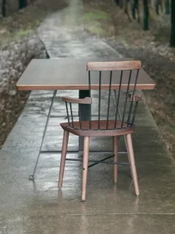 Stellar Works Spisebordsstole<Exchange Highback Chair, walnut fra