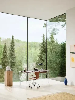 Fritz Hansen Skriveborde<FH3605™ Skrivebord m. Skuffe af Arne Jacobsen