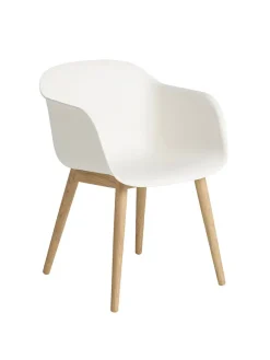 Muuto Spisebordsstole<Fiber Armchair, wood fra