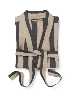 Ferm Living Tøj|Badeværelsestekstiler<Field Robe, off-white/chocolate fra