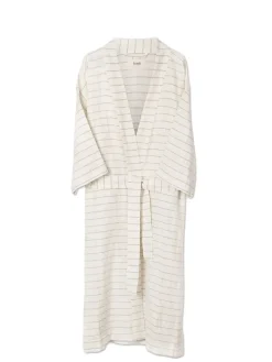 Ferm Living Tøj|Badeværelsestekstiler<Field Robe, off-white/chocolate fra