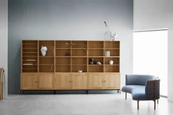 Carl Hansen & Søn Reoler<FK63 Reol med bakker fra