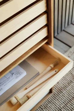 Carl Hansen & Søn Reoler<FK63 Reol med bakker, oprejst fra