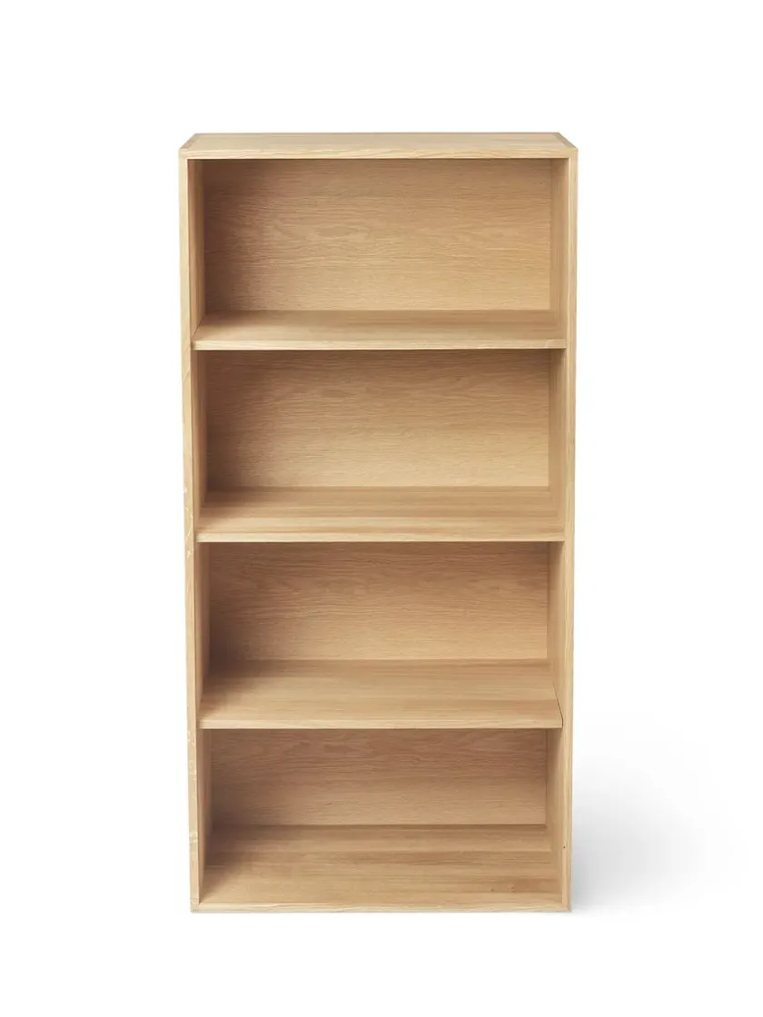 Carl Hansen & Søn Reoler<FK63 Reol med ben, hylde og bakker fra