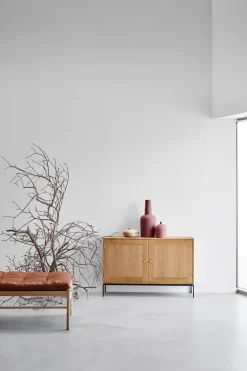 Carl Hansen & Søn Reoler<FK63 Reol med ben, hylde og bakker fra