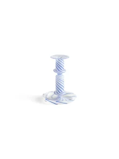 HAY Lysestager<Flare Stripe lysestage fra