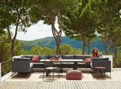 Cane-line Udendørs Loungemøbler<Flex 2 pers. Modulsofa inkl. Sunbrella Hynde, venstre fra